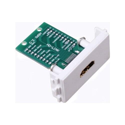 PCB welding module 2.0 HDMI free welding panel HDMI Connection Panel HDMI torsional screw panel HDMI free welding socket