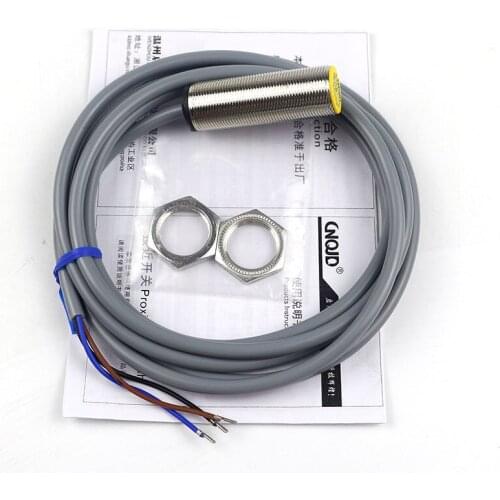 QJB8-M18-AN31 qijie electric appliance Proximity switch sensor 2 meter noodles DC10-30V NPN cylinder