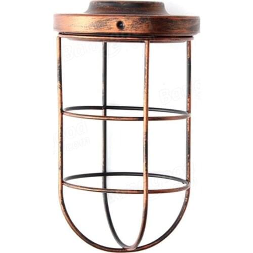 Bulb Cage Guard Iron Vintage Ceiling Pendant Cover Shade Light Bar Lampshade bulb cover bulb cover ceiling light shade cover