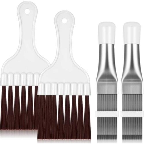 Air Conditioner Condenser Fin Comb, Fin Cleaning Brush Air Conditioner Fin Cleaner Refrigerator Coil Cleaning Whisk