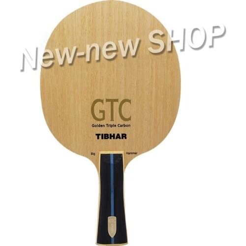 TIBHAR GTC Big Hammer (Golden Triple Carbon, 8+3 Ply) Racket Table Tennis Blade Racket Ping Pong Bat Paddle