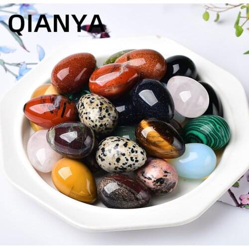 1pc Beautiful Exquisite Kegel Crystal Eggs Ladies Massage Healing Exercise Yoga Stone Home Decoration Ornamental Collection
