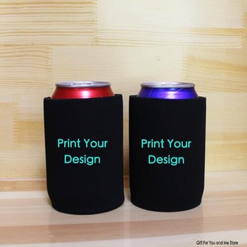 100pcs Custom Australia Stubby Holders Stubby Beer Wedding Gift Customize Design Neoprene Stubby Coolers Can Holder Wedding