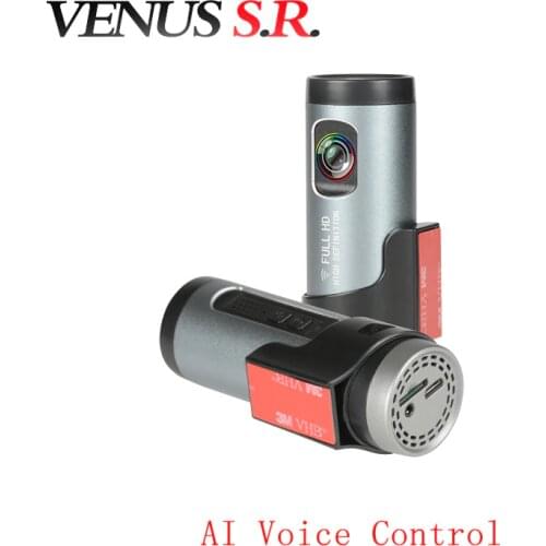 1080P HD Car DVR Camera Voice Control Car Digital Video Recorder Camcorder Hidden Night Vision Dash Cam 140° Wide