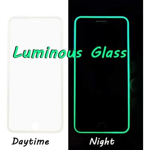 50pcs For IPHONE 11 Pro MAX/678 Plus/XS MAX/XR 3D Convex Edge Anti-Shock Noctilucent Tempered Glass