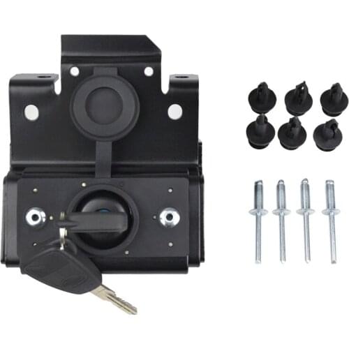 Car Parts Latch Protective Metal Anti Theft Vehicle with Key Fixed Front Engine Hood Lock Durable for Wrangler Jk