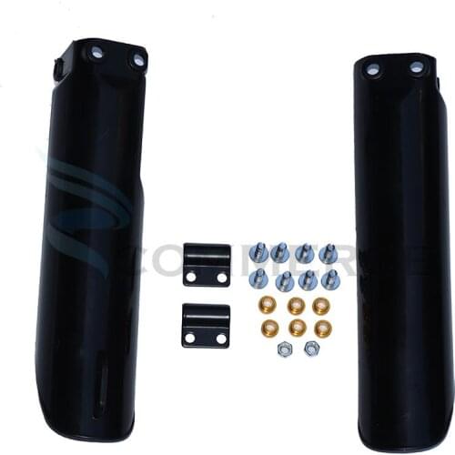 Black Pit Dirt Bike Front Fork Absorber PP Cover Fork Protector Protection Guard Wrap 140cc 160cc PIT BIKE