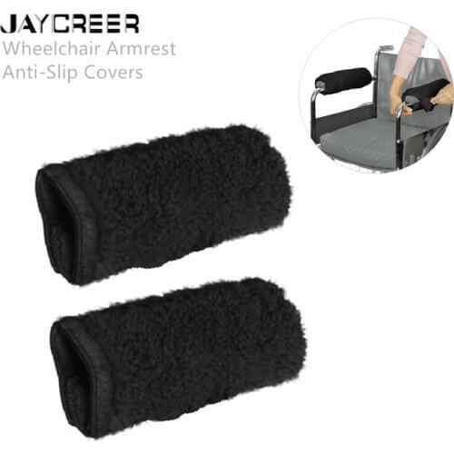 JayCreer 2PCS/Pair Wheelchair Armrest Anti-Slip Covers,Armrest Protection Pads
