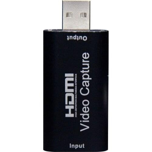 Video Capture Card USB 2.0 HDMI Video Grabber Record Box \for PS4 Game DVD Camcorder HD Camera Recording Live Streaming