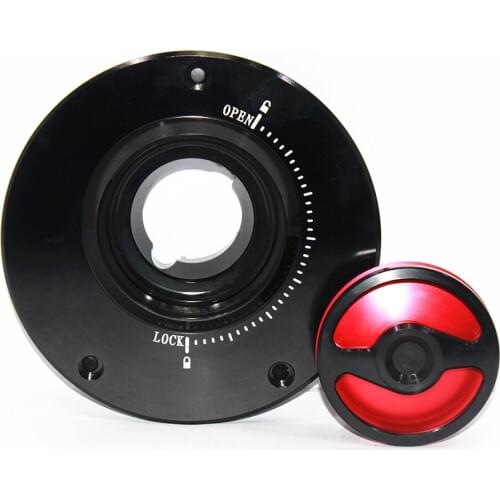 For Honda VTR1000 SP-1 2000-2001 Motorcycle Fuel Tank Cap CNC Aluminum Keyless Twist off Nimble Quick Lock Gas Cover