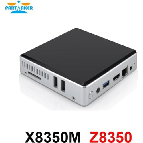 Partaker Mini PC Windows 10 Intel Atom X5-Z8350 Quad Core WiFi Bluetooth VGA HDMI 2GB RAM 32GB SSD
