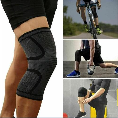 1Pc Knee Support Pads Brace Open Patella Injury Arthritis Kneepad Sport Protector Unisex Adults Sport Elastic Knee Pad Wrap