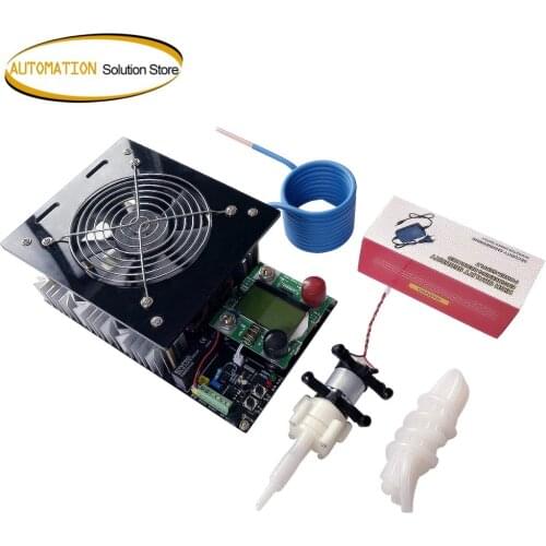 New 3000W ZVS Induction Heater Induction Heating PCB Board High Frequency Heating Machine Melted Metal + 48V Heating coil