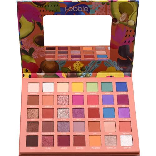 Febble 35 color eyeshadow palette sombra de ojos Urban blossom eye shadow makeup paleta de sombras super Pigment cosmetic sombra