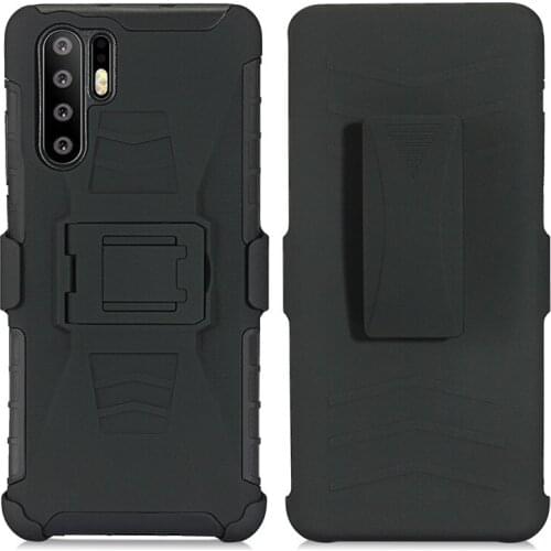 Front&Back 360 Rotatable Back Clip Robot Rubber Phone Case For Huawei P20 Y3 Y5 Y6 Y7 Y9 Mate20 P30 Nova3i Nova3e 4e PsmartPlus