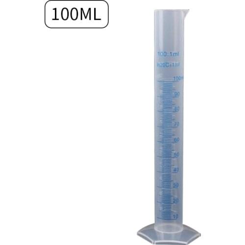 Plastic Measuring Cylinder 100ml Liquid Measuring Cup For Laboratory Supplies Chemistry Instrumen Tools School Lab Supplies