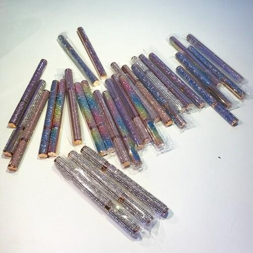 DHL Free Shipping Self-adhesive Eyeliner Pen Glue-free Magnetic-free for False Eyelashes Waterproof No Blooming EyeLiner