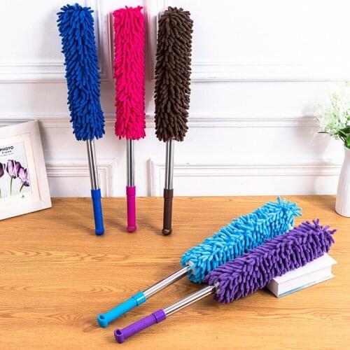 Microfiber Duster Brush Extendable Hand Dust Cleaner Anti Dusting Brush Home Air-condition Car Furniture Cleaning
