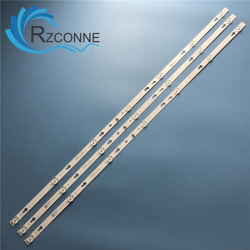 LED Backlight strip 7 lamp For TCL 43" TV TCL43D07-ZC22AG-05 JL.D43071330-004AS-m 4C-LB430T-XR3 LT-43T510F LVF430LGDX E0023 3v