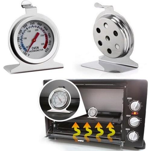 50-300°C Stainless Steel Oven Thermometer Food Meat BBQ Measuring Thermometers Grill Temperature Gauge for Home Kitchen Baking