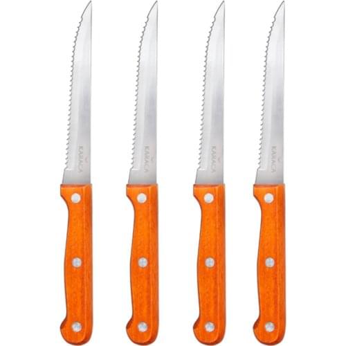 Angle Steak 4 Piece Knife Set Chefs Choice Sharp Professional Knife Kitchen Accessory Quality Product Partial Free Shipping