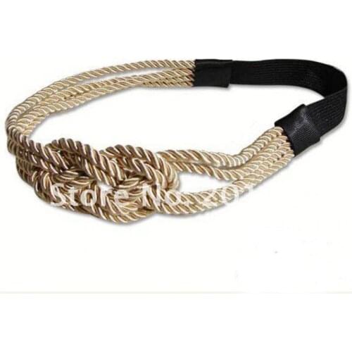 2021 NEW Gossip Girl Jennifer Design handmade knitting rope design Elastic headband hair accessory 1pc