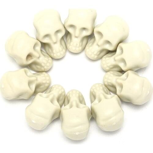 10pcs/lot Natural Plastic Cute Skulls Crystal Skull Healing Mini Skull