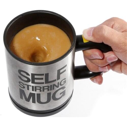 400ml Steel Electric Automatic Coffee Milk Mixing Cup Machine Tea Mug Cups Maker Handheld Kitchen Smart Mix Water Drinking Glass