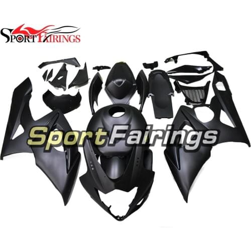 ABS Injection Motorcycle Bodywork Kit For Suzuki GSXR1000 GSXR 1000 K5 05 06 2005 2006 Matte Black Fairings With Green Stickers