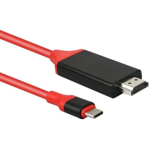 Type-C to HDMI HDTV Adapter 1.8M 2M Cable Male to Female USB 3.1 to HDMI Cable forSamsung USB-C HDMI