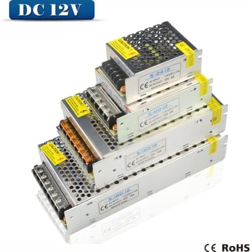 ESCAM 1A 2A 3A 5A 8A 10A 12A 15A 20A 30A 40A 110-265V to 12V switch power supply adapter for CCTV CAMERA