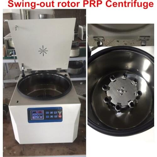 2018 PRP Centrifuges with swing out rotor 8 tubes fit for 10ml 15ml prp tube for Hair, facial, skin care, and dental use