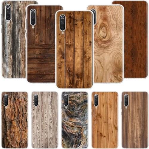 Wood Wooden Pattern Phone Case For Xiaomi Mi Note 10 11 9 8 10T 9T CC9 A1 A2 A3 5X 6X Pocophone F1 X3 F2 Pro Lite Coque Cover