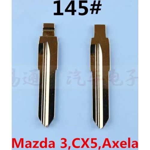 For New Mazda 3/CX5/Axela NO. 145 Car Remote Key Blade Modified Flip Remote Key Shell Blade Repacemet[5pcs/lot]