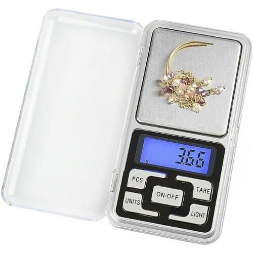 Mini Electronic Digital Scale Jewelry weigh Scale Balance Pocket Gram LCD Display Scale With Retail Box 500g 0.1g 200g 0.01g