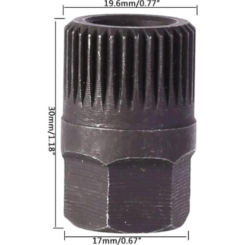 G5AD Spline Alternator Clutch Free Wheel Pulley Removal Tools Installations Socket