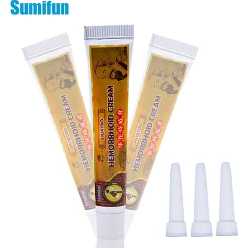 Huatuo Musk Mixed Hemorrhoids Ointment Crack Anal Chinese Cream Internal External Anal Fissure Treating Acne Medical P1075