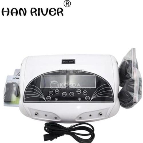 3 in 1 Ionic Detox foot bath Sub-health ionic cleanse SPA machine+infrared ray belt with two person ionic detox through feet