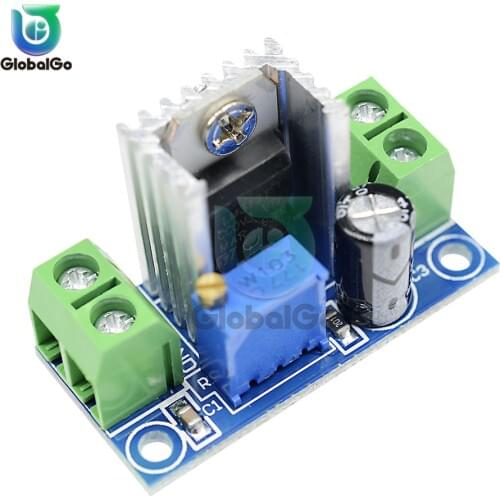 LM317 DC-DC Step Down Buck Converter Board Module 4.2-40V To 1.2-37V Adjustable Voltage Power Supply Regulator Board