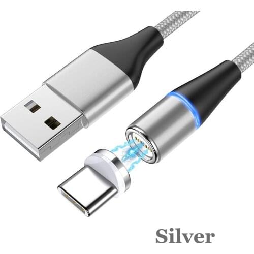 Magnetic Cable 3A Fast Charging For iPhone Xs Max XR 8 7 6 6S Plus Micro USB Cable Type C Cable For Samsung Xiaomi Huawei