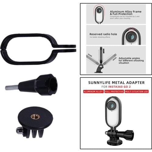 Metal Camera Holder Mount Frame Protective Accessories Housing Frame with 1/4" Thread for Camera Tripod Extension Rod Adapter