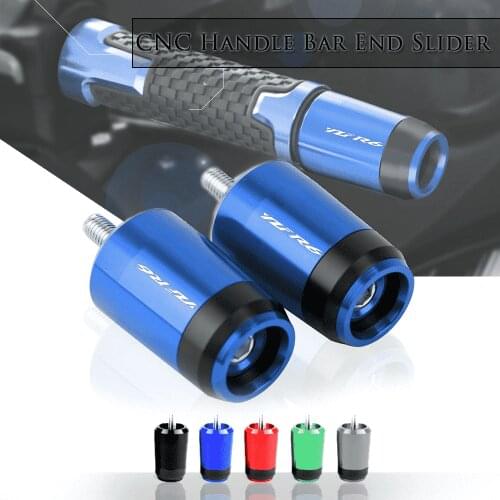 Motorcycle Accessories 7/8'' 22MM Handlebar Grips Handle Bar Cap End Plugs YAMAHA YZF R6 R6S 600 YZF600 YZF-R6