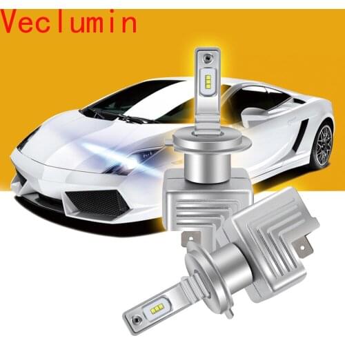 NEW!!! Ultra Bright 80W Car LED Headlight Bulb H1 H4 H7 Auto Headlamp HB3 9005 HB4 9006 9012 Car Lights 6500K White ZES LED Chip