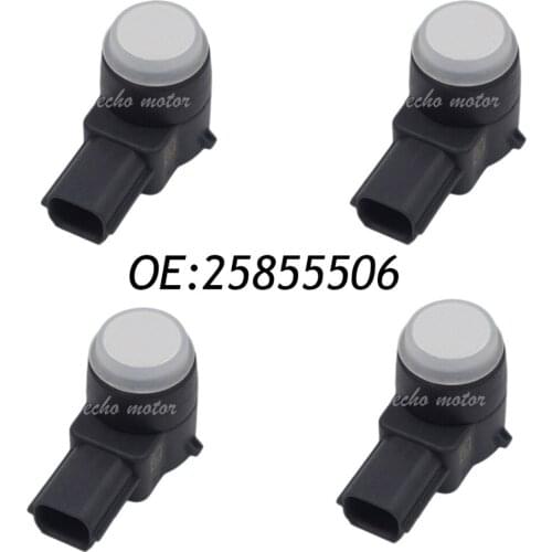 New SET (4) 25855506 PDC Parking Sensor Bumper Reverse Assist For GM 0263003979
