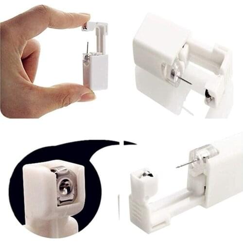 1PC Disposable Sterile Ear Piercing Unit Cartilage Tragus Helix Piercing Gun NO PAIN Piercer Tool Machine Kit Stud Choose Design