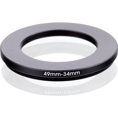 RISE(UK) 49mm-34mm 49-34mm 49 to 34 Step down Ring Filter Adapter black