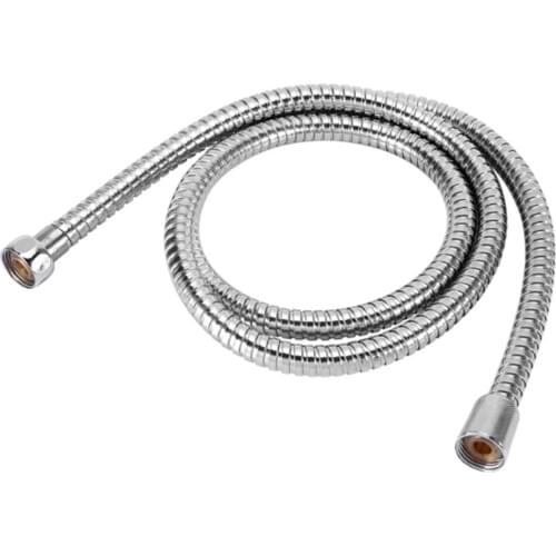 1.5M 1.2M Stainless Steel Shower Hose Flexible Bathroom Water Pipe Silver Color Common Pumbing Hoses Bathroom Accessories