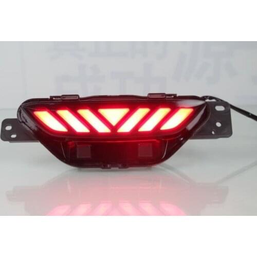 Eosuns Led Rear Bumper Light for Toyota Chr 2017-18, Driving Lamp + Brake Light + Reverse Light 3 Functions Warning Light