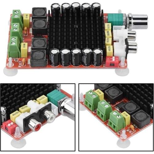 TDA7498 Class-D High power Digital amplifier board 2x 100w amplifiers amplificador audio DC 12V 24V