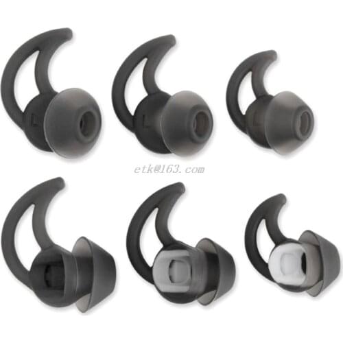1Pair Replacement Noise Isolation Silicone Earbuds Tips for Bose Soundsport Free Wileless QC20 QC30 In Ear Earphones Headset